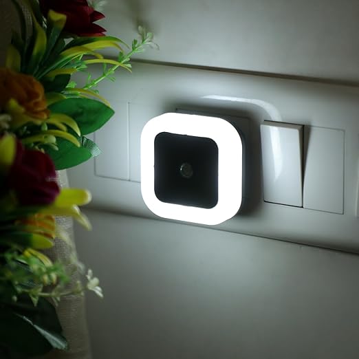 Motion Sensor Square Led Ceiling Light Flush Mount Garage Wall Lamp Warm White Light (Pack Of 2)